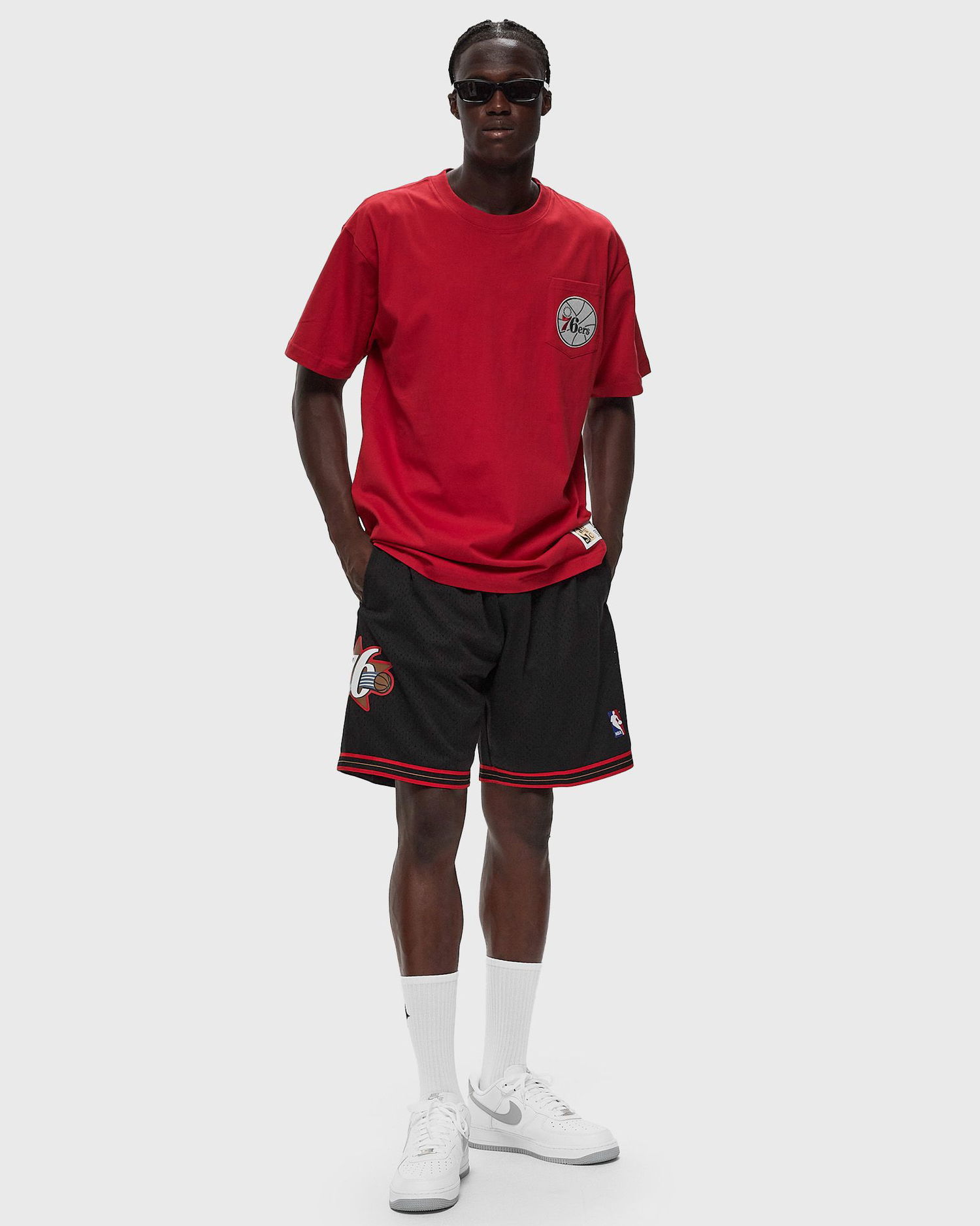 Šortky Mitchell & Ness NBA Swingman Shorts Philadelphia 76ers Road 2000-01 Čierna | SMSHGS18248-P76BLCK00, 1