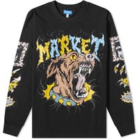 Tričko MARKET Warped Beware T-Shirt Čierna | 398000373-BLK, 1