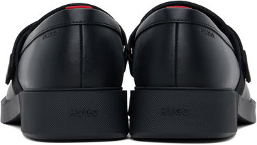 Tenisky a topánky BOSS Hugo Black Leather Loafers Čierna | 50536228, 1