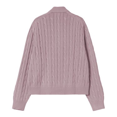Sveter Carhartt WIP Women's Carter Cable Knit Sweater Jacket Modrá | I035180_5, 2
