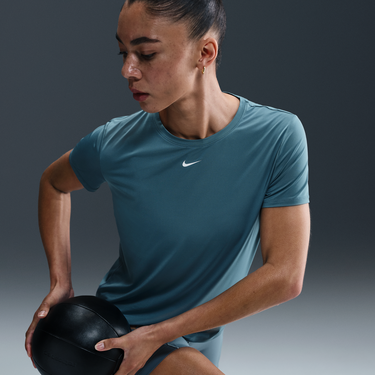 Tričko Nike Dri-Fit One Classic Short Sleeve T-Shirt Tyrkysová | IB9408-006, 2
