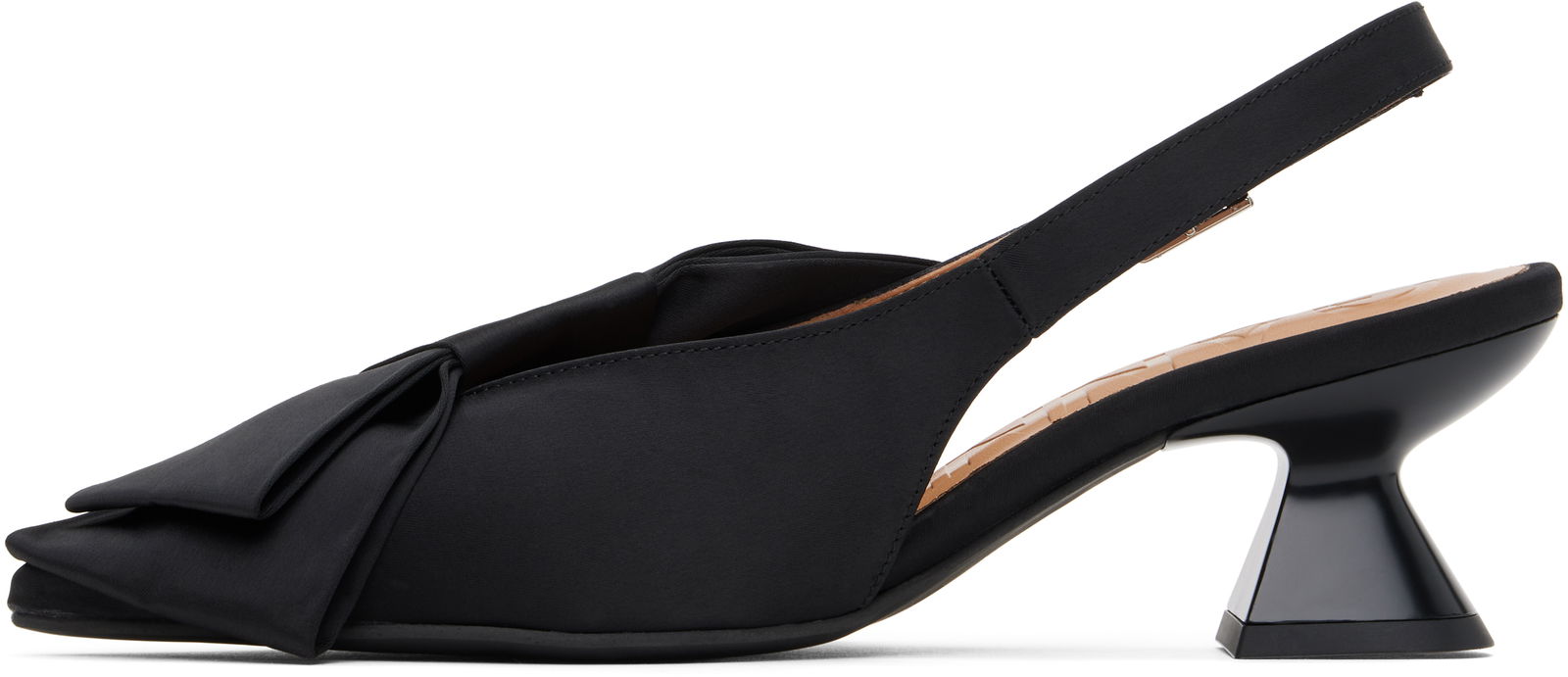 GANNI Bow Kitten Heel Pumps