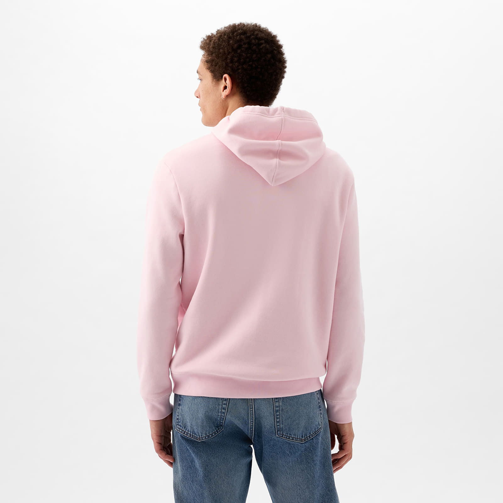 Pullover Puff Logo Hoodie Light Peony