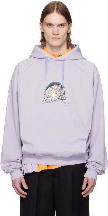 Mikina Martine Rose Martine Rose Raglan Hoodie Fialová | 651JS02602H, 0
