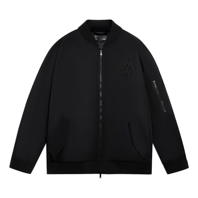 Bomber bunda Li-Ning Counterflow Graphic Bomber Jacket Čierna | AYMS407-5
