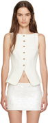Guizio Troyes Sleeveless Peplum Top