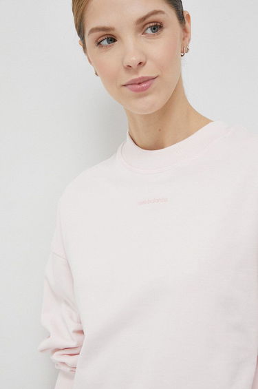 Mikina New Balance Sweatshirt Biela | WT23555WAN, 0