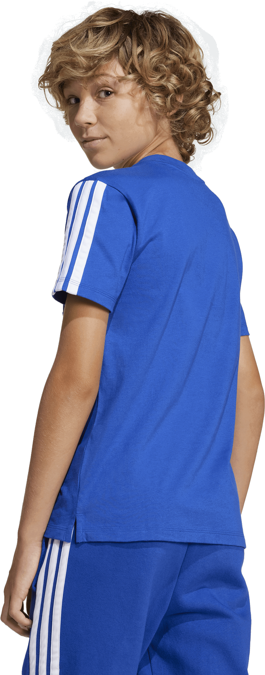 Tričko adidas Originals Essentials Tiberio 3-Stripes Tee Modrá | jc7470, 1
