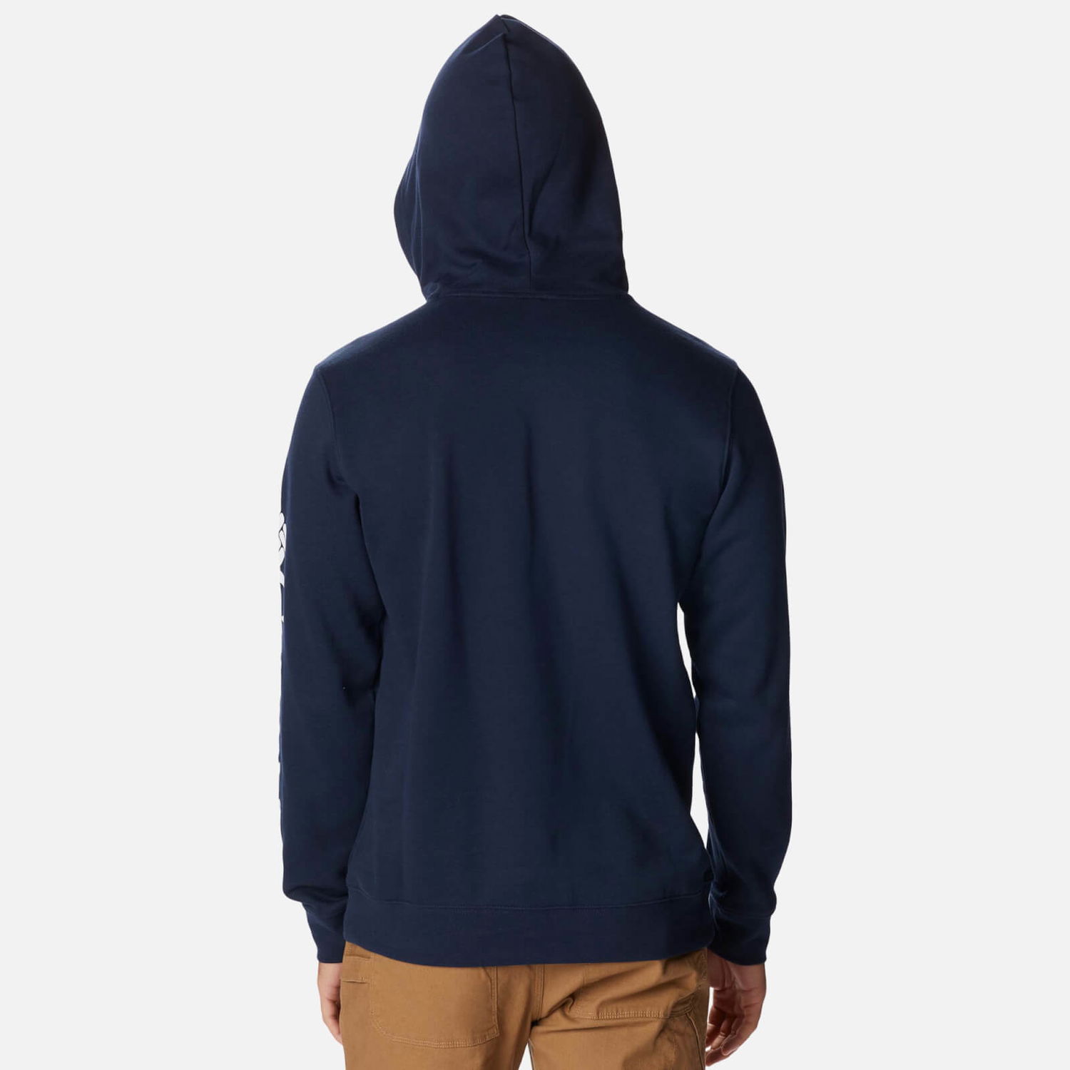 Mikina Columbia Cotton-Blend Hoodie With Logo Print Modrá | 1957913-466, 1