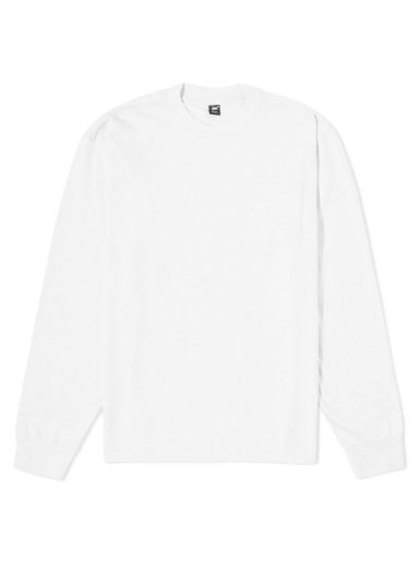 Tričko Patta Basic Pocket T-Shirt Biela | POC-BC23-PLST-001