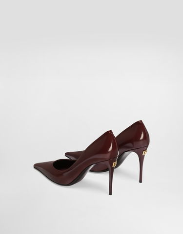 Doplnky Dolce & Gabbana Dolce & Gabbana Polished Calfskin Pumps Vínová | CD1882A103780342, 2