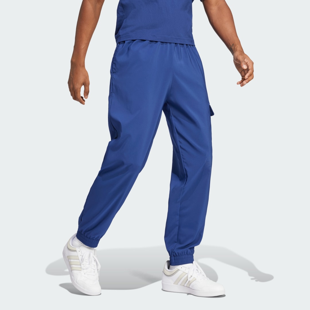 Cargo nohavice adidas Performance Cargo Pants with Pocket Modrá | JD1825, 1