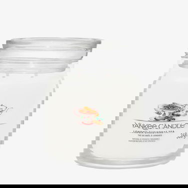 Sviečka Yankee Candle Scented Candle London Christmas Tea, Medium Jar, 2 Wicks Biela | 42194, 1