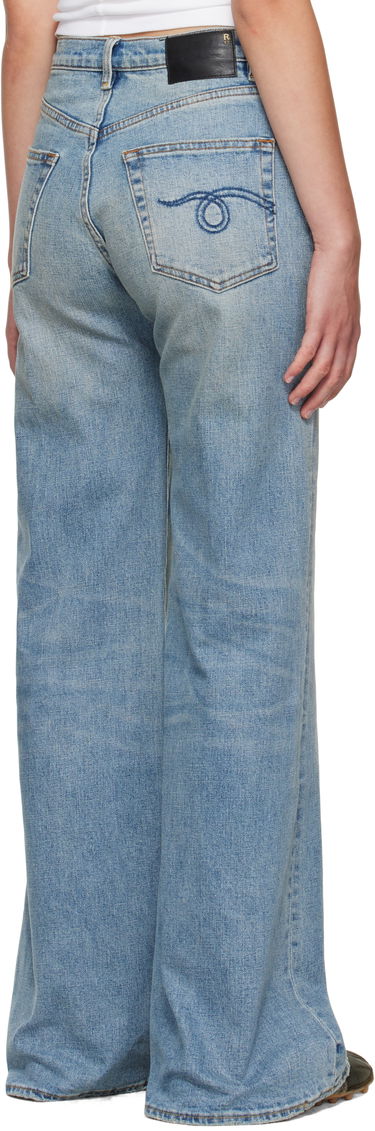 Džínsy R13 R13 Straight Leg Jeans Modrá | R13WD188-D247A, 2