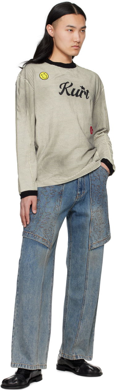 Džínsy Andersson Bell Andersson Bell Embroidery Wrap Jeans Modrá | apa782m, 3