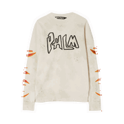 GD Palm Graffiti Flames Crewneck