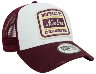 Šiltovka New Era New Era Patch Distressed 9FORTY A-Frame Trucker Cap Biela | 60603677-60603677, 1