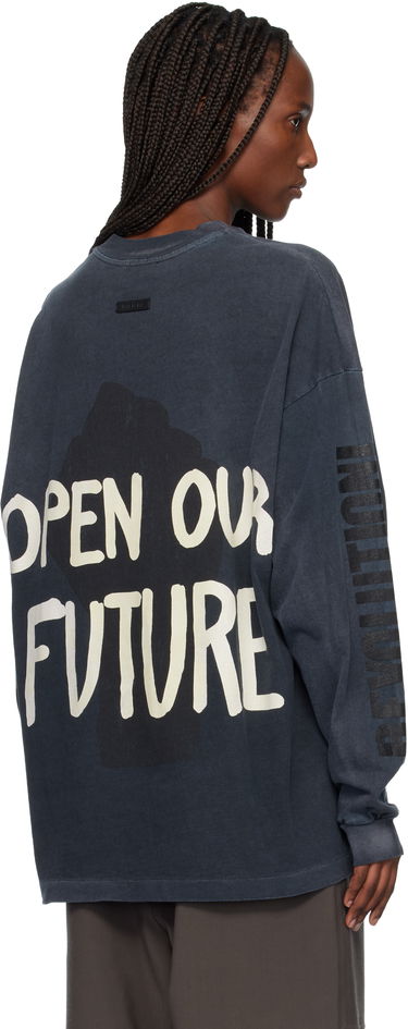 Tričko Fear of God Fear of God Relaxed Long Sleeve 'Future' T-shirt Šedá | FG25FW10-10403HWJUS, 2