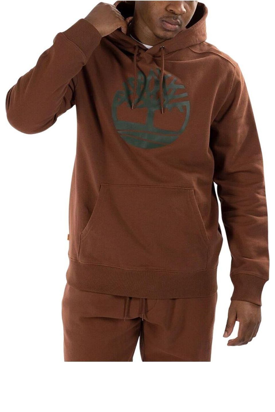Mikina Timberland Tree Logo Hoodie Hnedá | A2BJH-BE4, 0