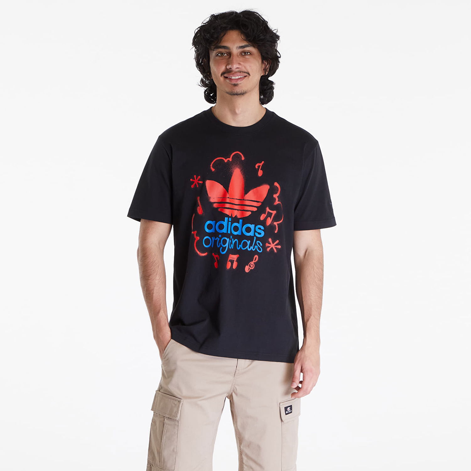 Tričko adidas Originals Men's T-Shirt adidas Training Supply Tee Ss 4 Black Čierna | IS0224, 0