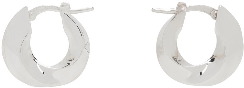 Náušnice Bottega Veneta Small Twisted Hoop Earrings Metalická | 775172 V5070, 0