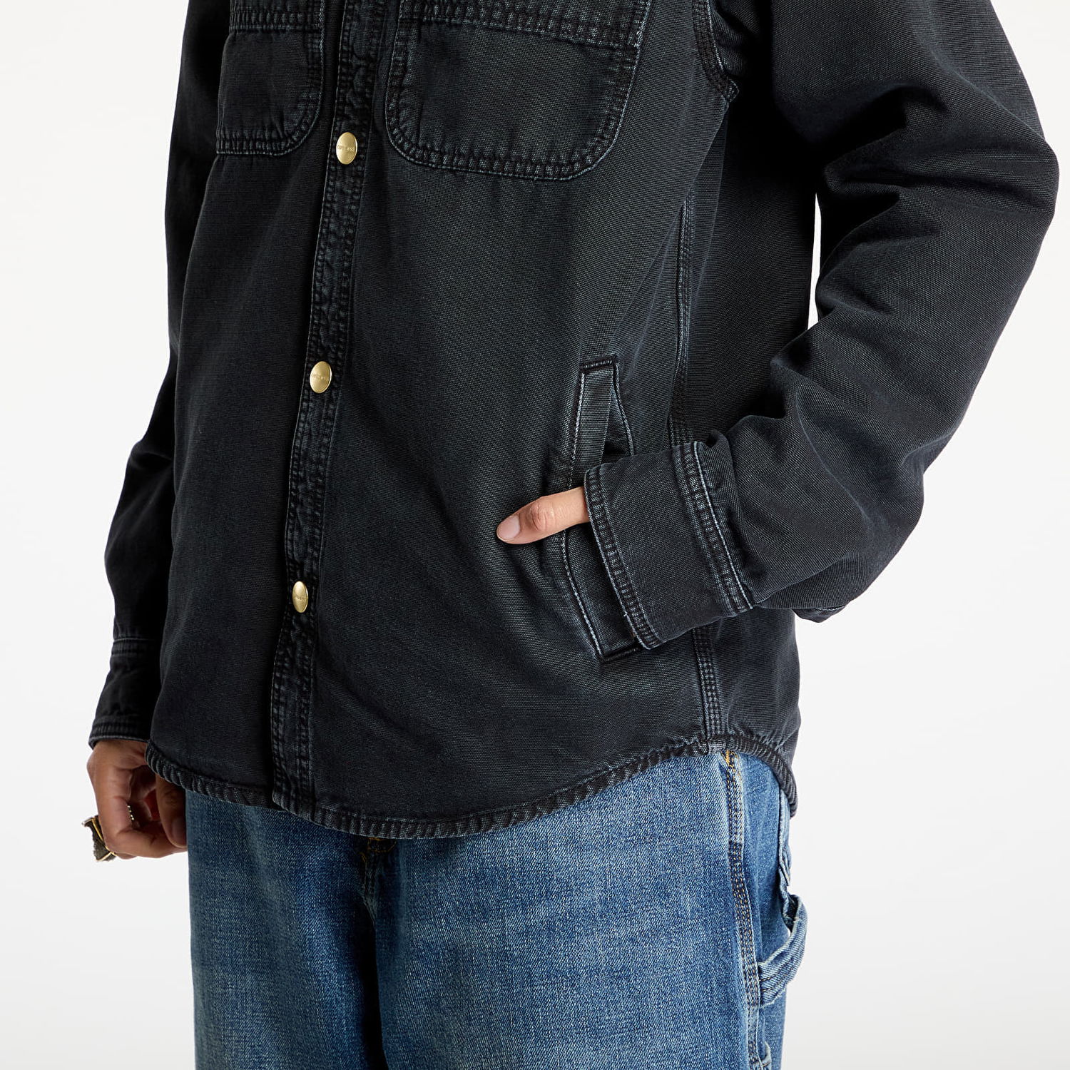 Košeľa Carhartt WIP Conro Shirt Jacket Čierna | I033767.894J, 1
