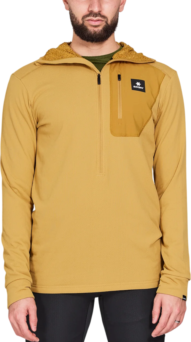 Mikina Saysky Saysky Combat Half Zip Fleece Hoodie Žltá | nmrho30c-414, 0