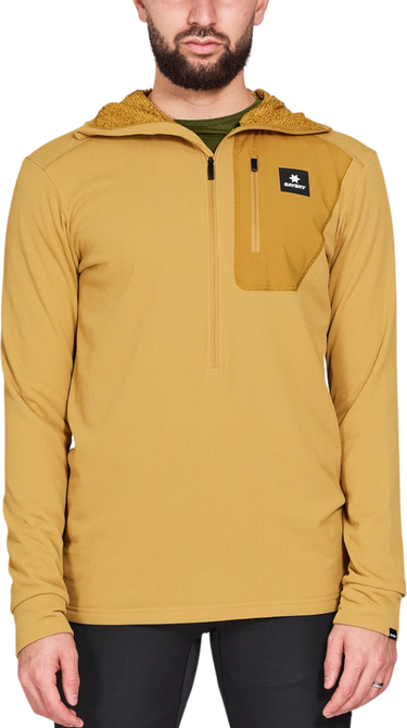 Mikina Saysky Saysky Combat Half Zip Fleece Hoodie Žltá | nmrho30c-414, 0
