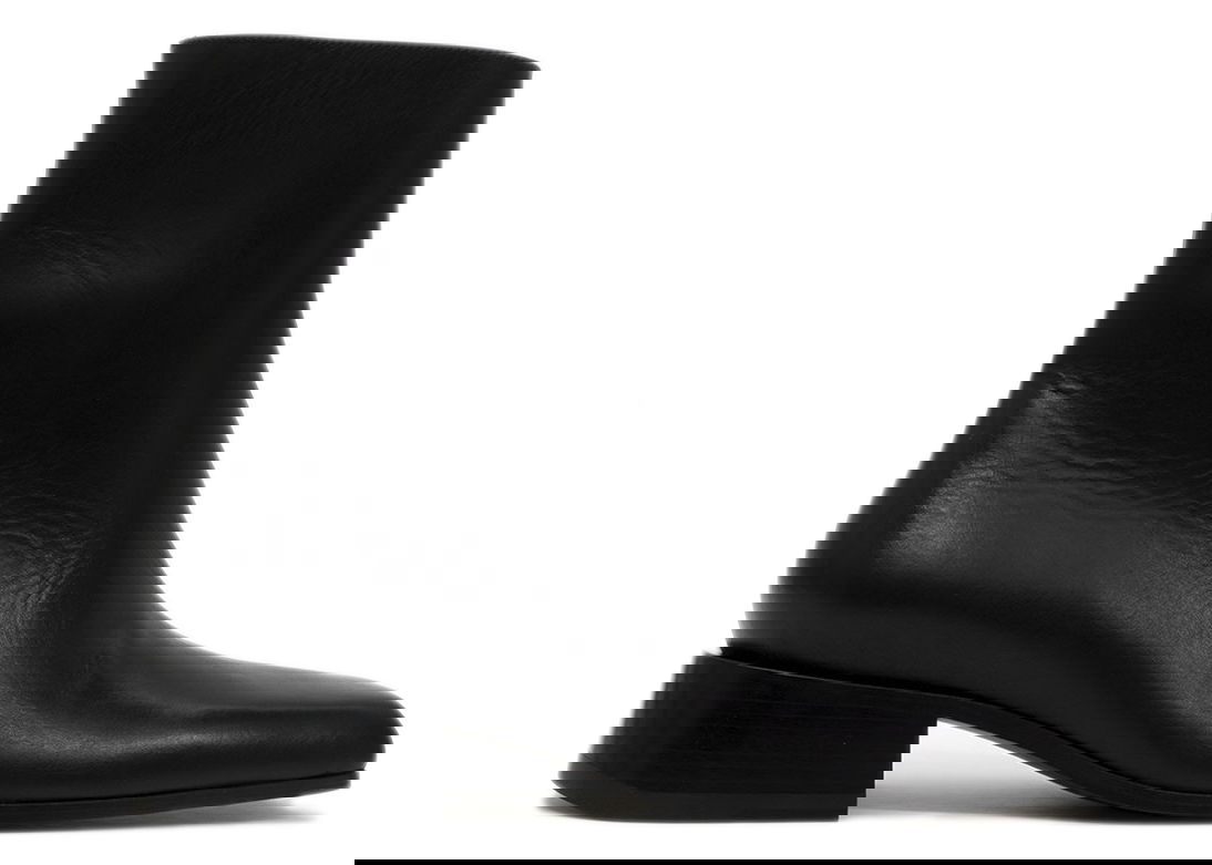 Tenisky a topánky Balenciaga Square Toe Leather Ankle Boot "Black" Čierna | 678108WBC301000, 0