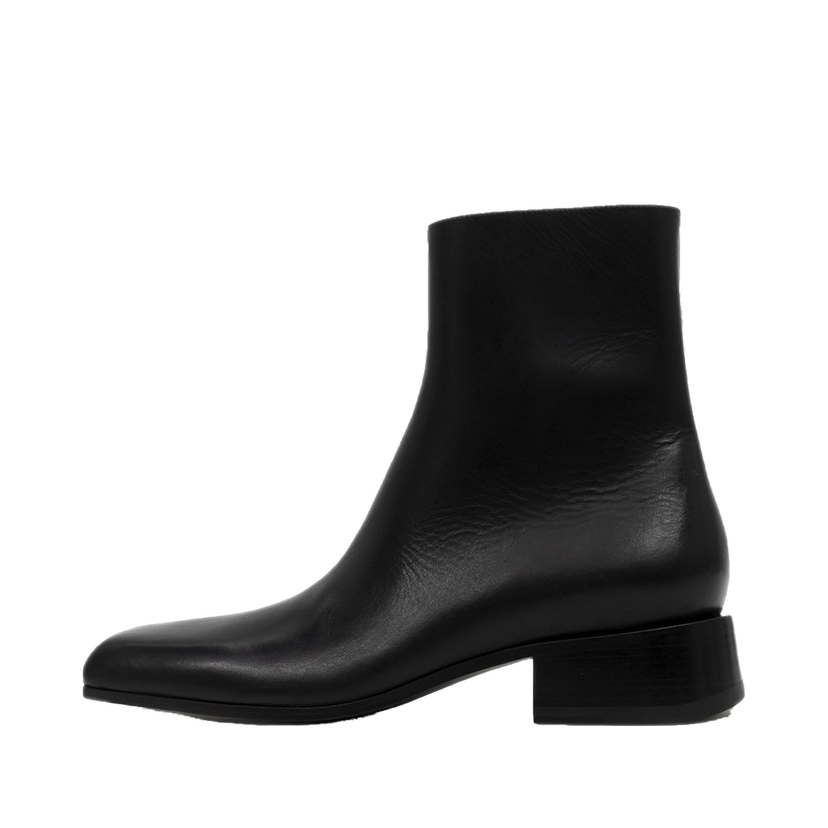 Tenisky a topánky Balenciaga Square Toe Leather Ankle Boot "Black" Čierna | 678108WBC301000