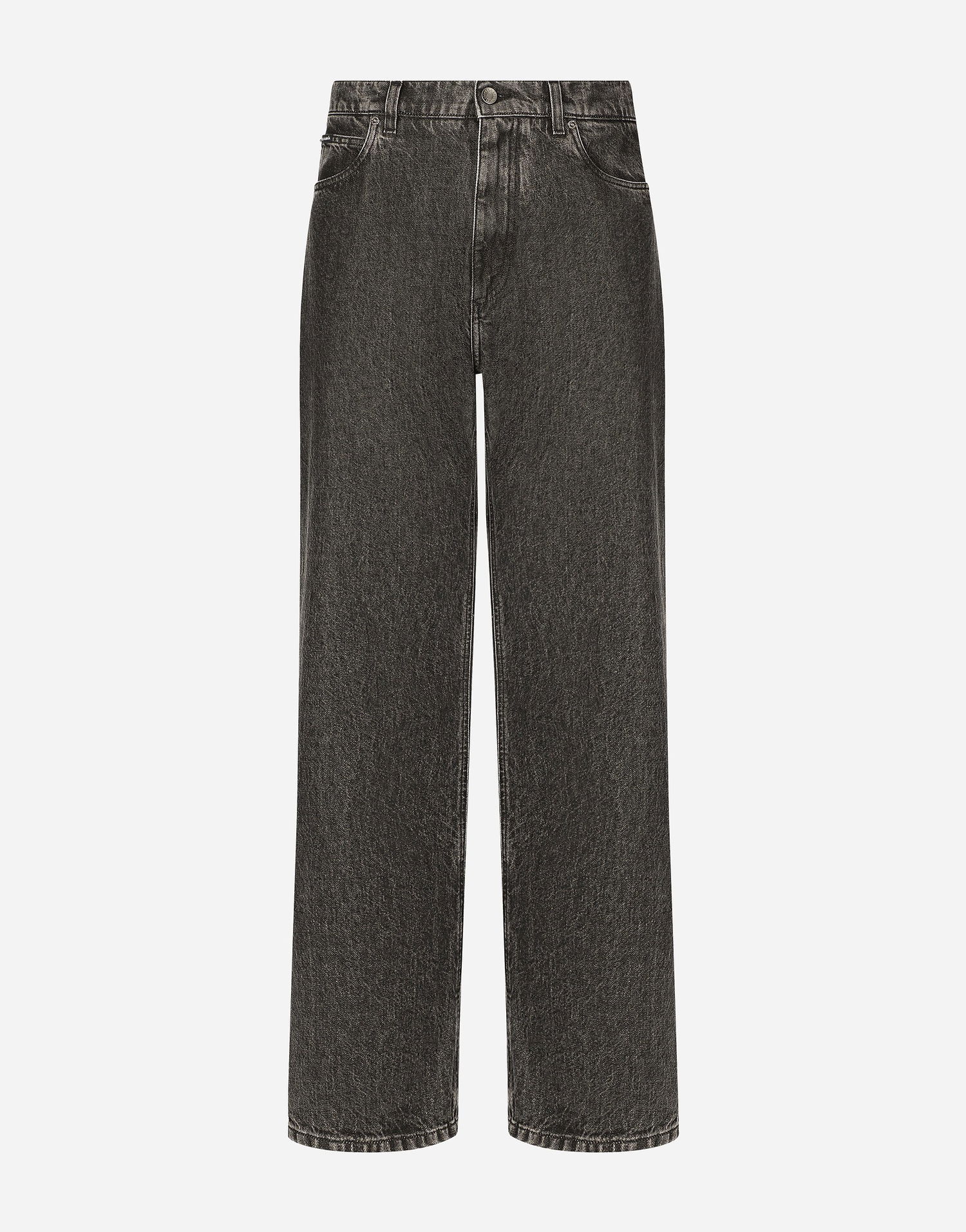Džínsy Dolce & Gabbana Oversize Denim Jeans Čierna | GWVNXDG8LL7S9001, 0