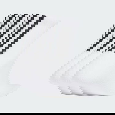 Ponožky adidas Performance Quarter 3 Back Stripes Socks - 3 Pairs Biela | JV7423, 0
