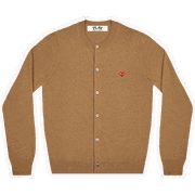 PLAY Cardigan with Red Heart Patch