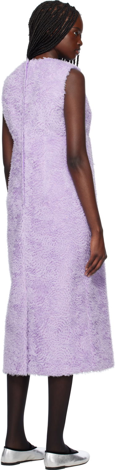 Šaty Comme des Garçons Comme des Garçons Tulle Tape Embroidery Midi Dress Fialová | GO-O004-051-1, 2