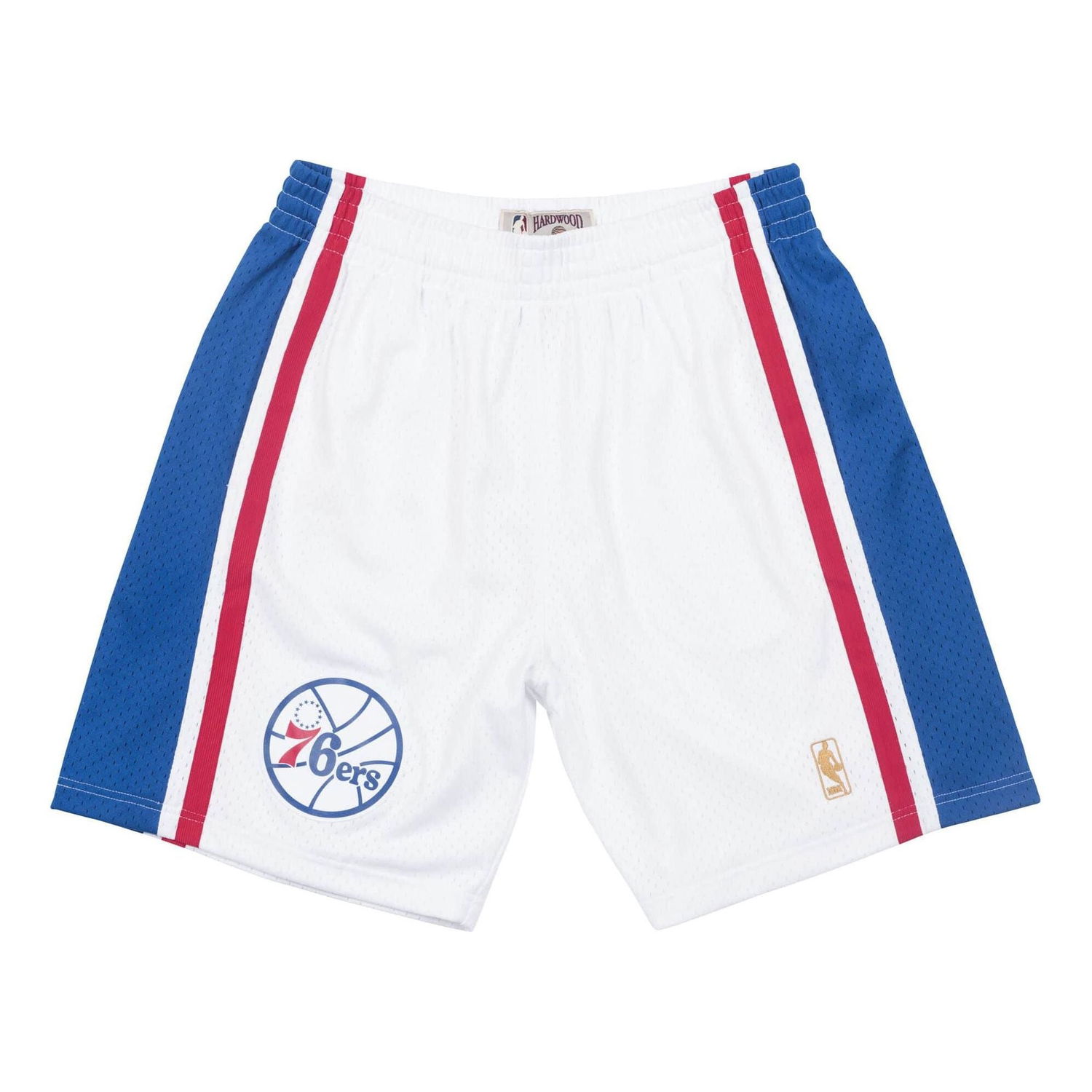Šortky Mitchell & Ness Mitchell & Ness Philadelphia 76ers Swingman Shorts Biela | SMSHGS18246-P76WHIT96, 0