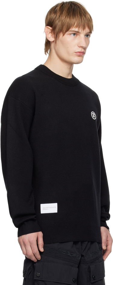 Sveter AAPE by A Bathing Ape AAPE by A Bathing Ape AAPE NOW Knit Sweater Čierna | AAPKNMB333XXNBKX, 1