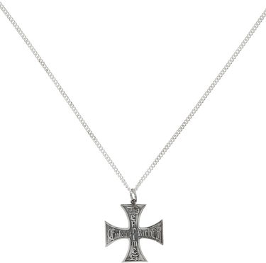 Náhrdelník Enfants Riches Déprimés Enfants Riches Déprimés Cross Pendant Necklace Metalická | 140-200, 1