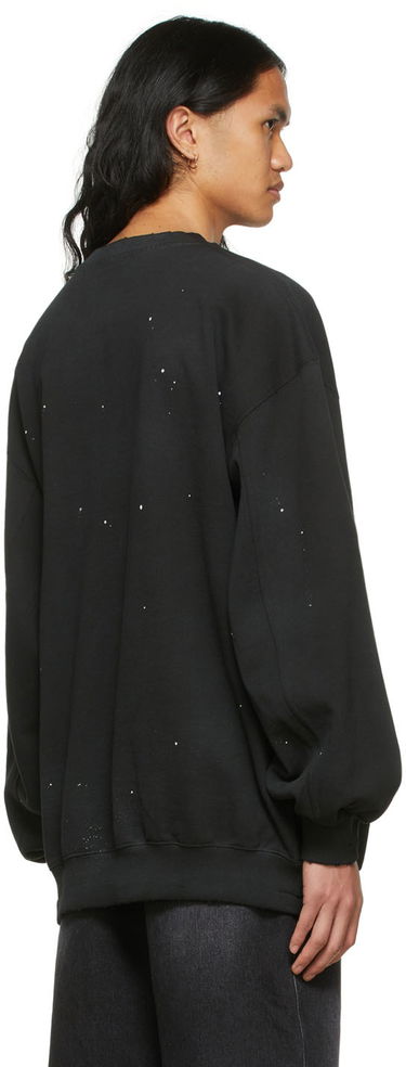 Mikina We11done We11done Paint Splatter Sweatshirt Čierna | WD-TS1-22-620-U-BK, 2