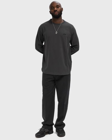 Tričko ØLÅF Long Sleeve Signature T-Shirt Čierna | M220110-CHARCOAL, 1