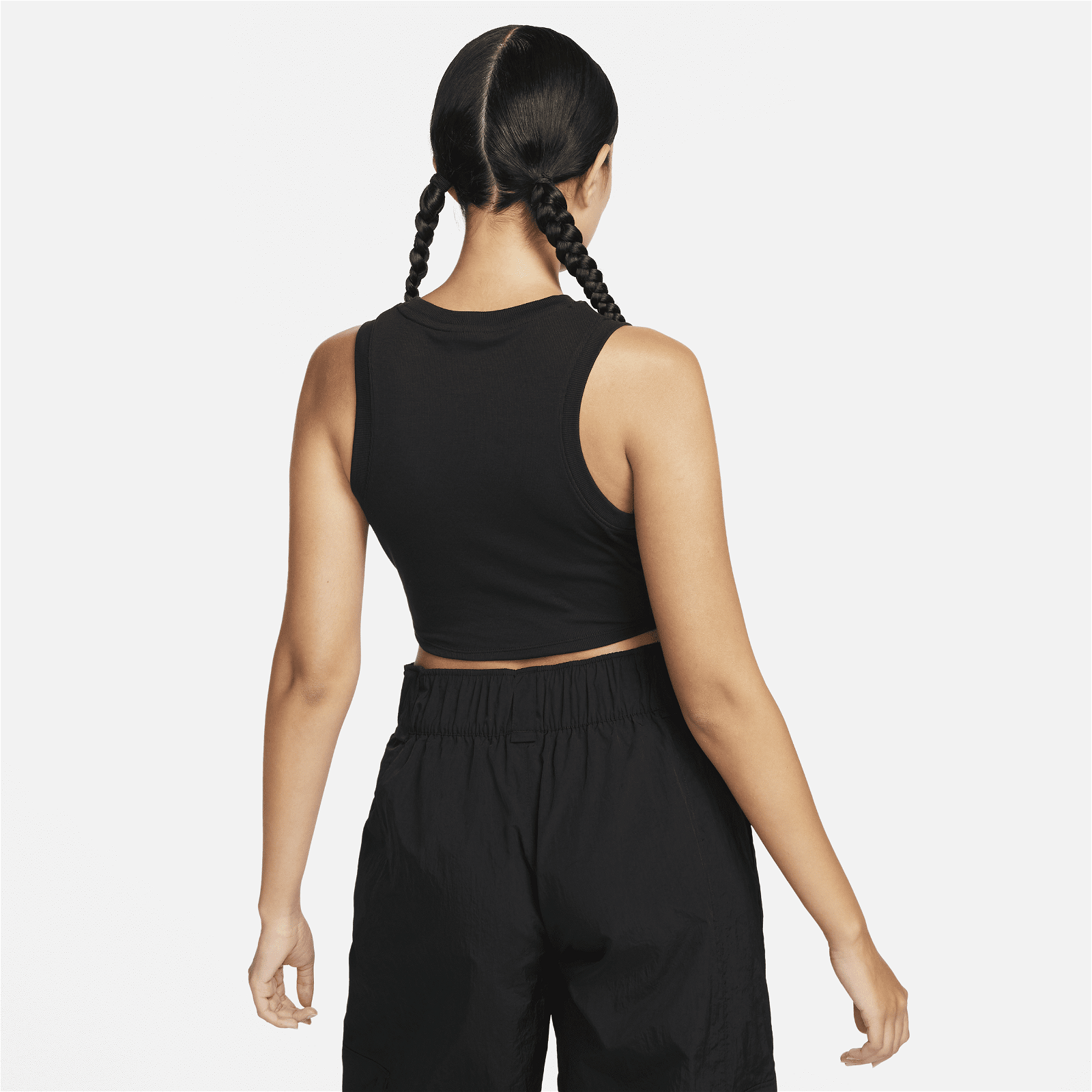 WMNS ESSENTIALS RIBBED CROPPED