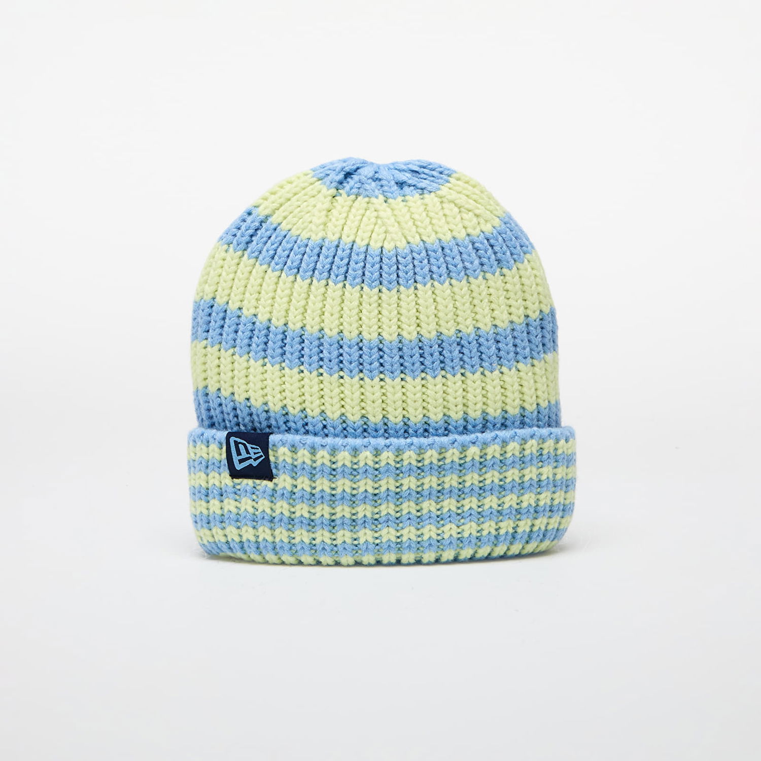 Kulicha New Era Knit Medium Stripe Beanie Pastel Blue Universal Tyrkysová | 60565458, 0