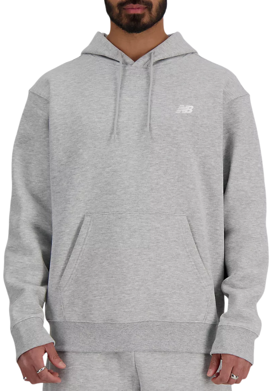 Mikina New Balance Essentials Fleece Hoodie Šedá | mt41511-ag, 0