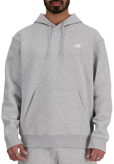 Mikina New Balance Essentials Fleece Hoodie Šedá | mt41511-ag, 0