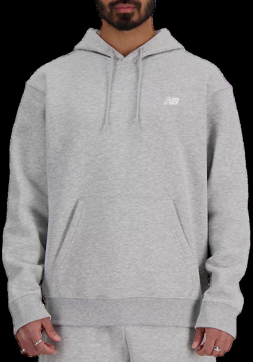 Mikina New Balance Essentials Fleece Hoodie Šedá | mt41511-ag