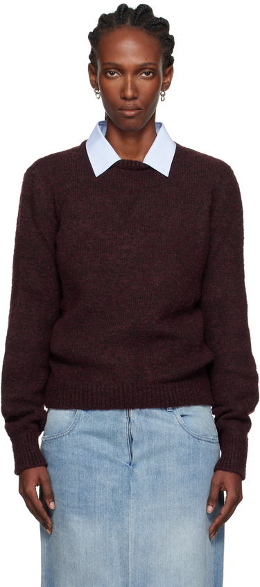Sveter Maison Margiela Maison Margiela Crewneck Sweater Vínová | S51HL0026 M13154, 0