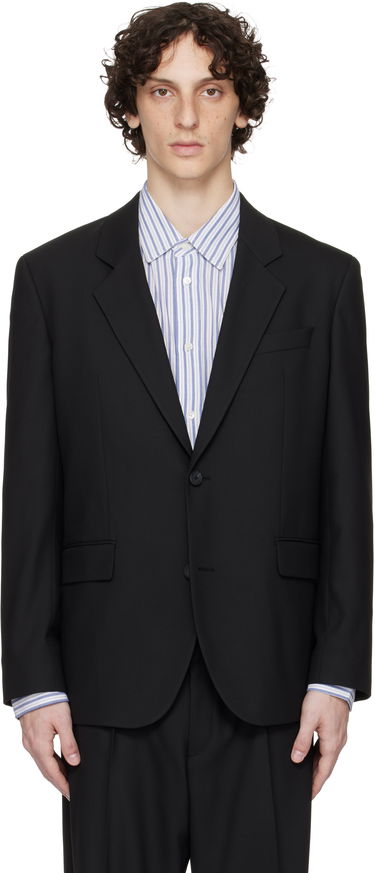 Bunda BOSS Hugo Cavalry Twill Blazer Čierna | 50544622, 0