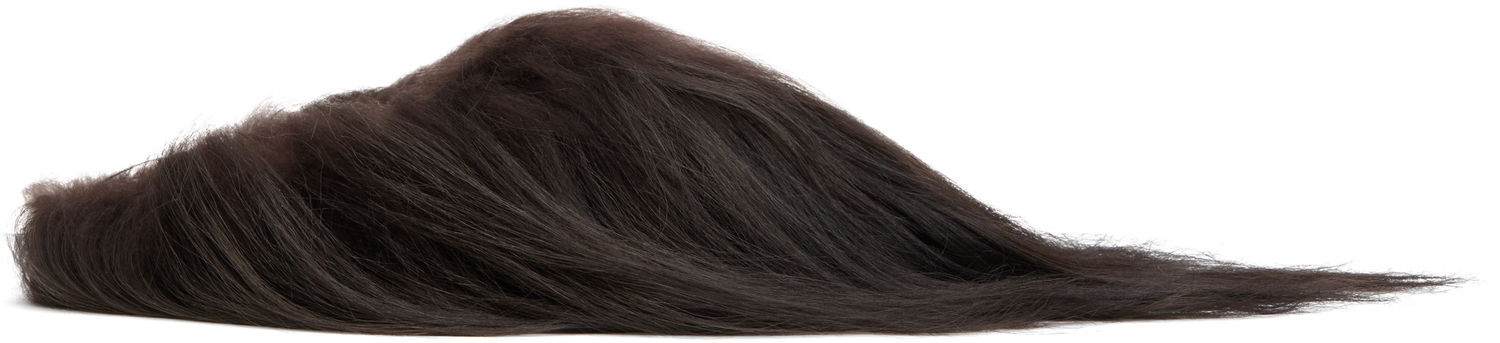 Tenisky a topánky Marni Long Hair Fur Slippers Hnedá | SBMR000600 P4620, 0