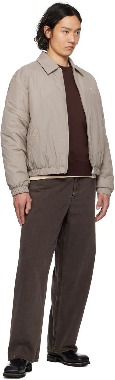 Bomber bunda AMI AMI de Coeur Zipped Jacket Šedá | HJK041.PA0009, 3