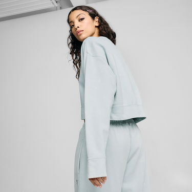 Mikina Puma DARE TO Washed Effect Relaxed Crew Neck Sweatshirt Modrá | 626799_26, 3