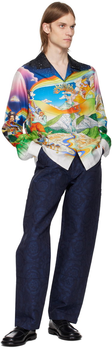 Košeľa Casablanca Casablanca 'La Musique' Print Silk Shirt Rôznofarebný | U-MS25-SH-006-07, 3